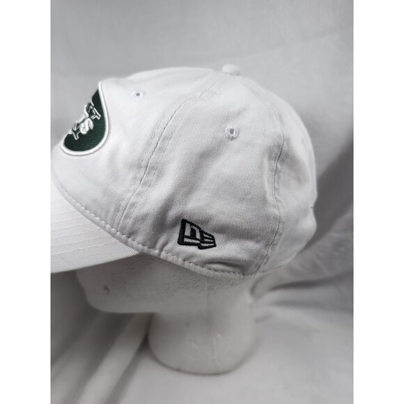 NEW YORK JETS NY Hat Cap Strap Back Metal Closure White New Era 9Twenty NFL - Picture 2 of 6